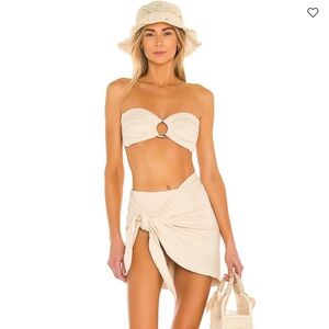 Montce Swim Beige Sarong // one size